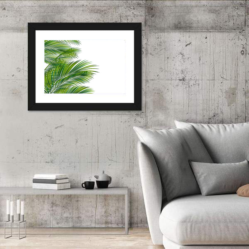 Asymmetrical Palm Fronds Wall Art