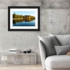 Lake Shaftsbury Autumn Reflection Wall Art