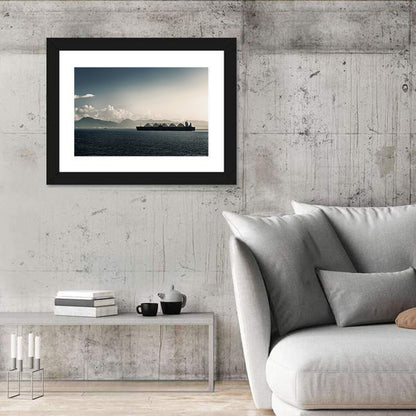 Lng Tanker at Sea Wall Art