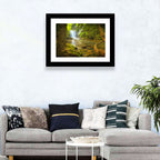 Deep Forest Waterfall Wall Art