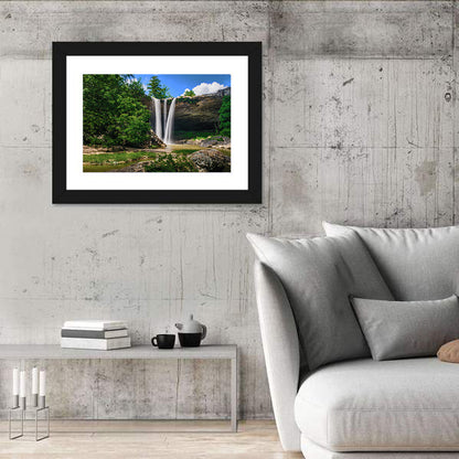 Noccalula Falls Waterfall in Daylight Wall Art