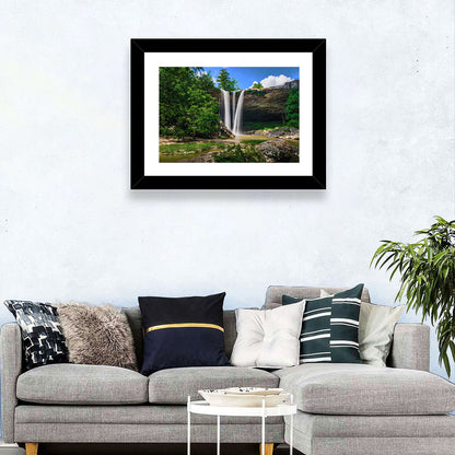 Noccalula Falls Waterfall in Daylight Wall Art