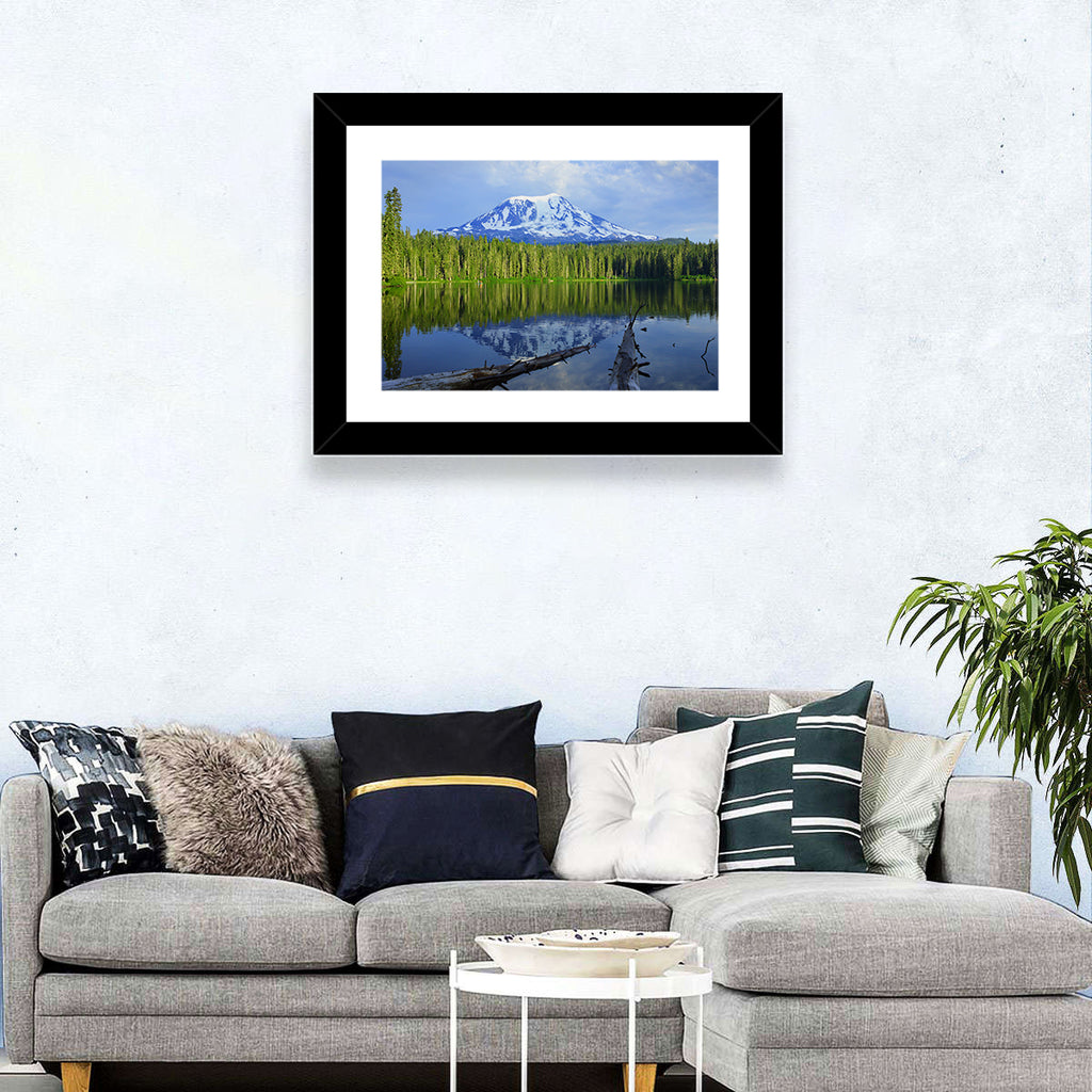Mount Adams Reflection at Takhlakh Lake Wall Art