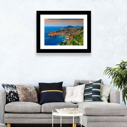 Dubrovnik Old Town Sunset Wall Art