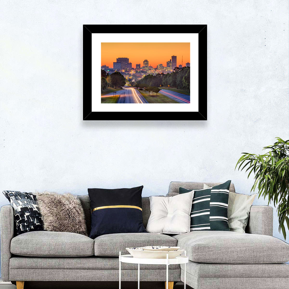 Jackson Downtown Skyline Wall Art