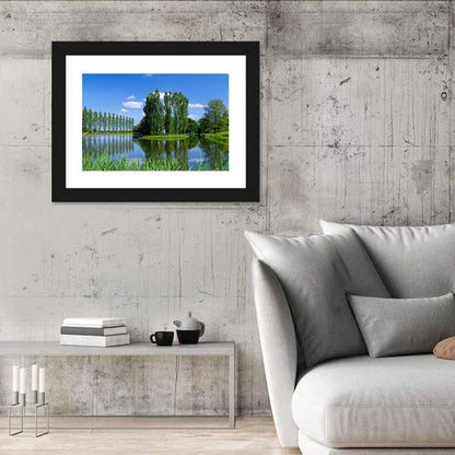 Woerlitz Rousseau Island Reflection Wall Art