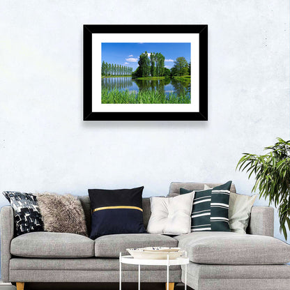 Woerlitz Rousseau Island Reflection Wall Art