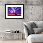 Northern Lights Over Island Wall Art