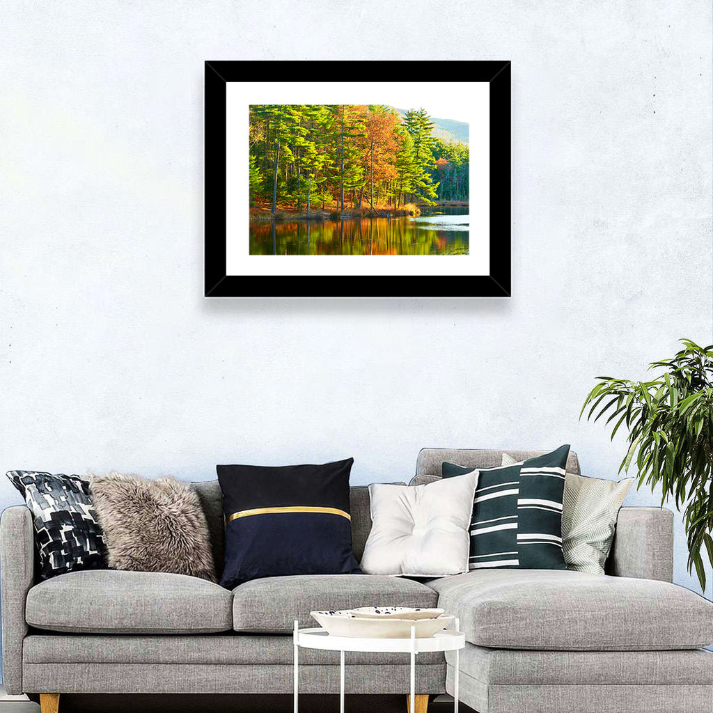 White Mountain National Forest Reflection Wall Art
