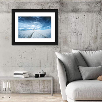 Surreal Infrared Grain Field Wall Art