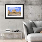 Umaid Bhawan Palace Under Clear Blue Sky Wall Art