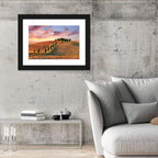 Tuscan Hilltop Road at Dusk Wall Art