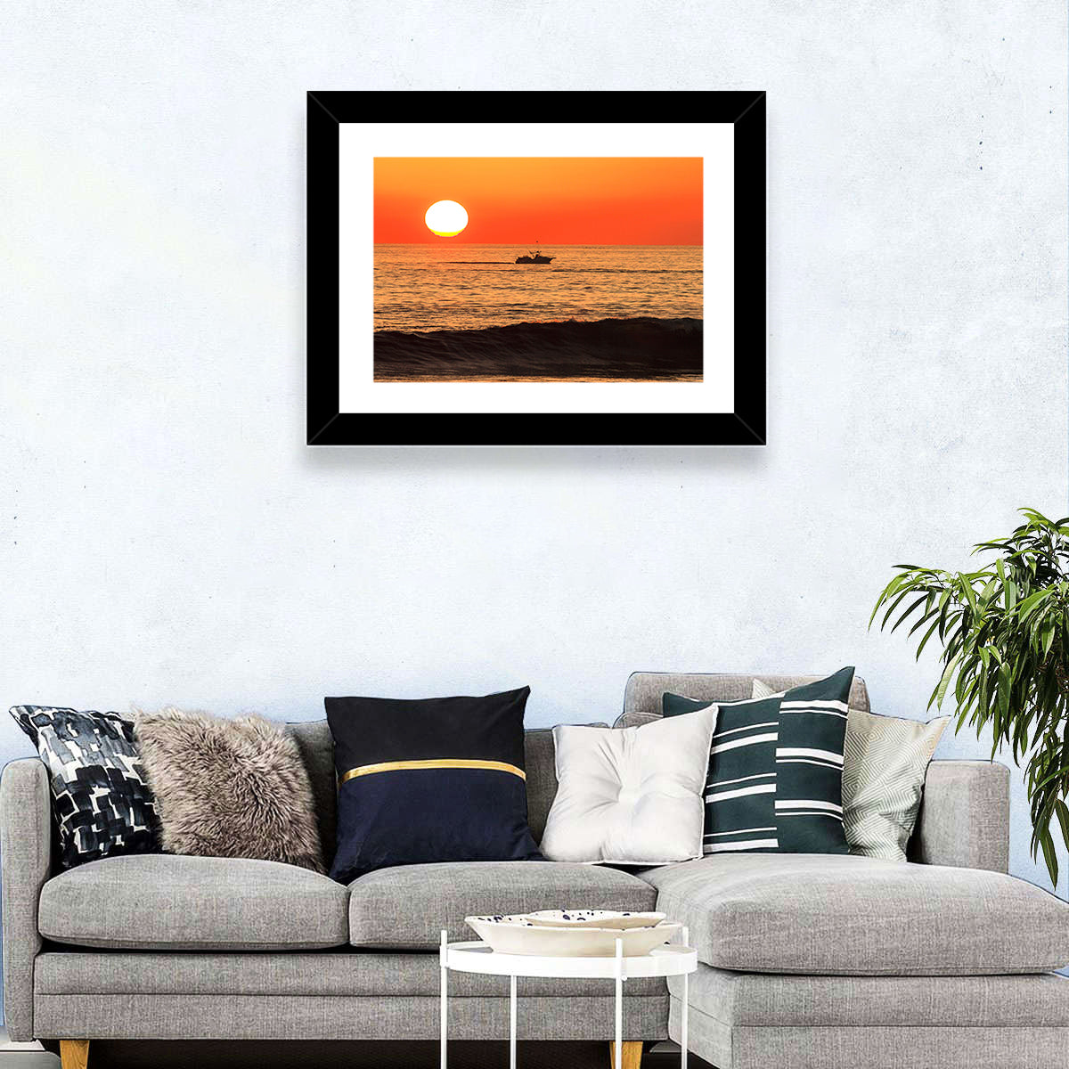 Oceanside Beach California Sunset Wall Art