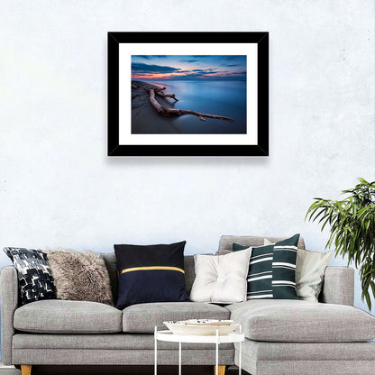 Calm Seascape at Dusk Wall Art