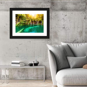 Plitvice Lake Waterfall Wall Art