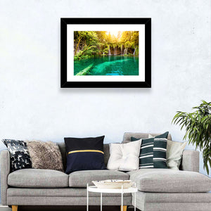 Plitvice Lake Waterfall Wall Art