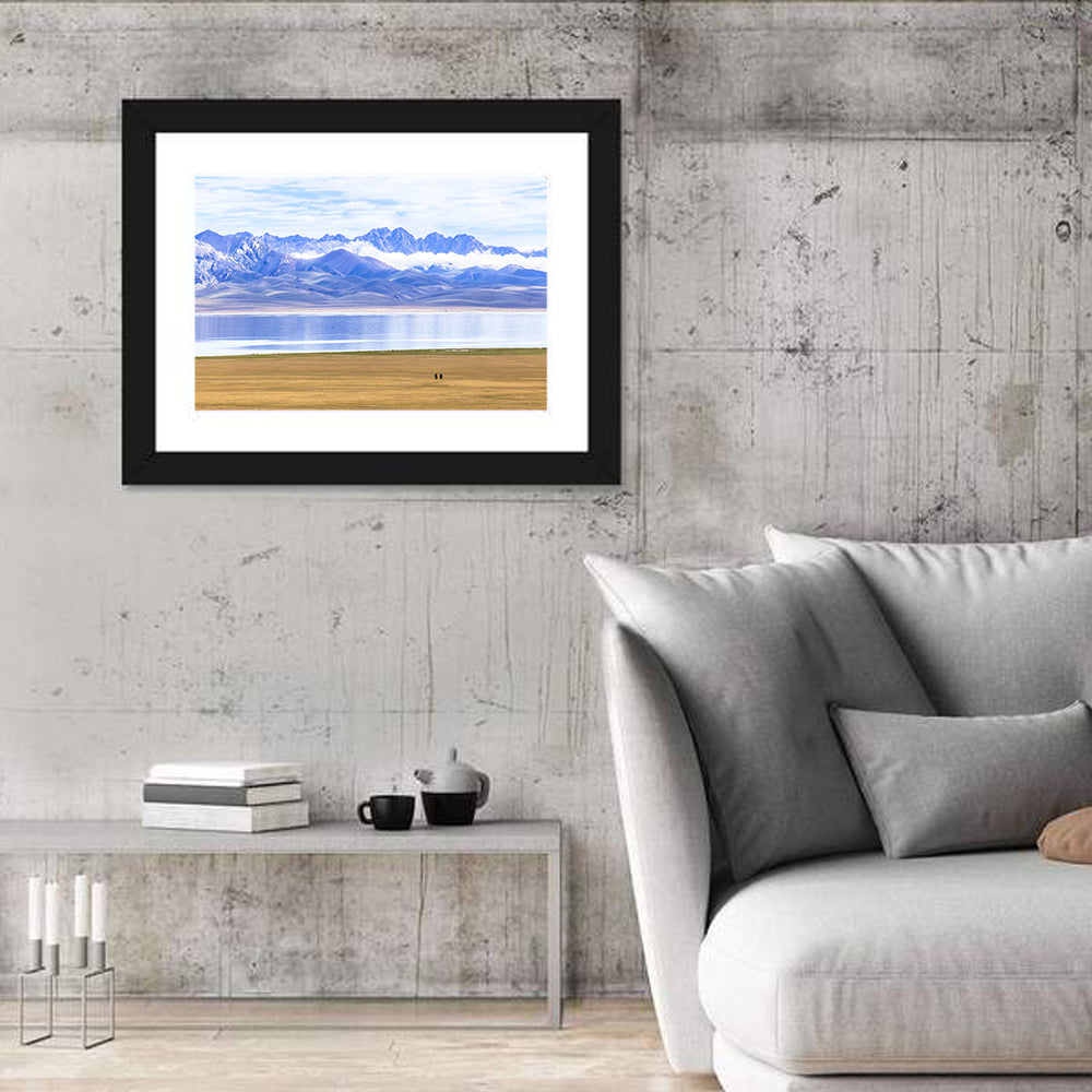 Song Kul Lake Silhouettes Wall Art