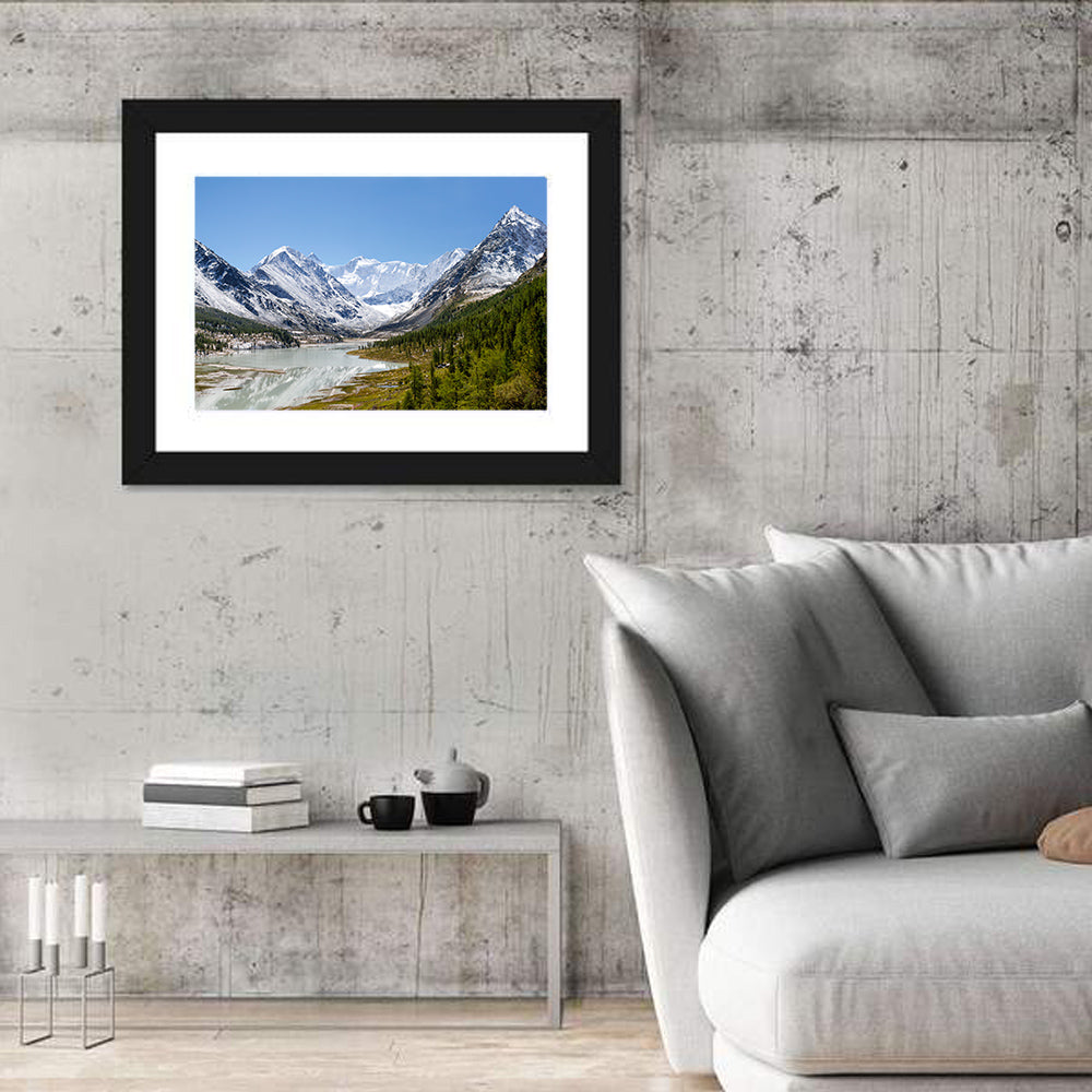 Akkem Lake Reflection Wall Art