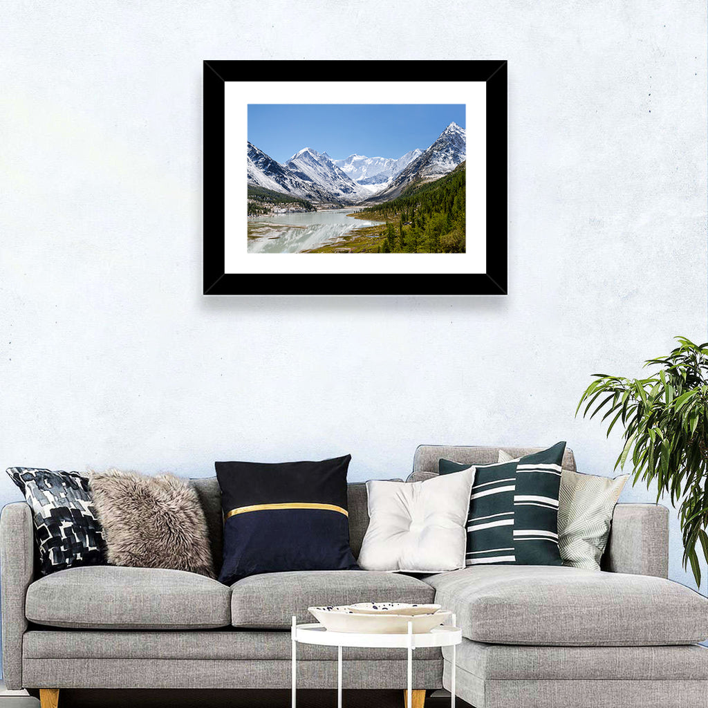 Akkem Lake Reflection Wall Art