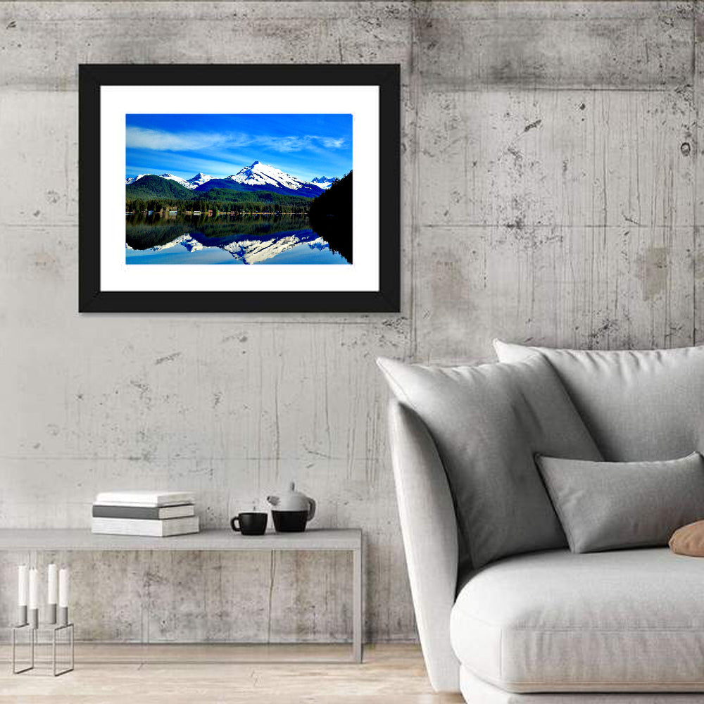 Juneau Mountains Reflection Wall Art
