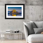 Mont Saint-michel at Dusk Wall Art