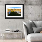 Kentucky Horse Farm at Golden Hour Wall Art