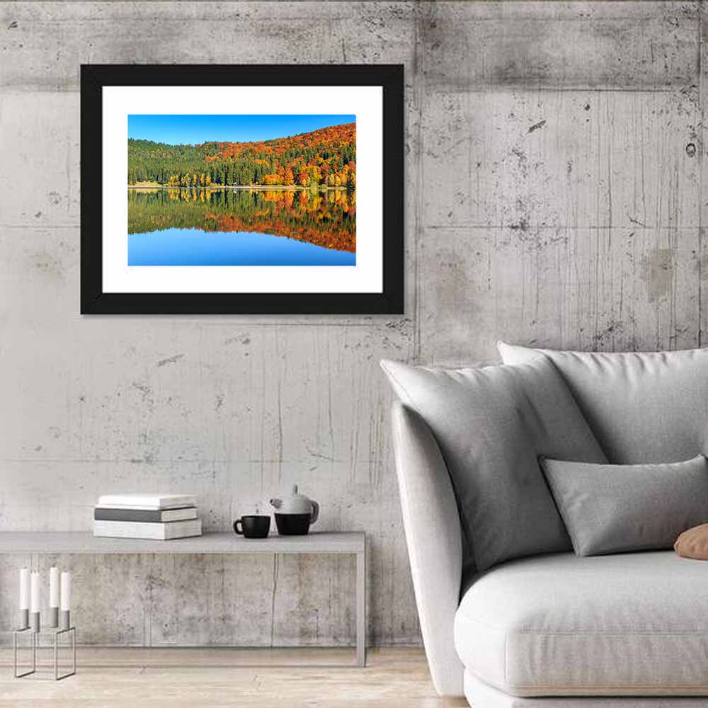 St Ana Lake Autumn Reflection Wall Art