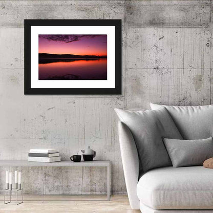 Sunset Over Algonquin Lake Wall Art