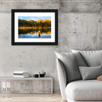 Sunrise Fishing at Sprague Lake Wall Art