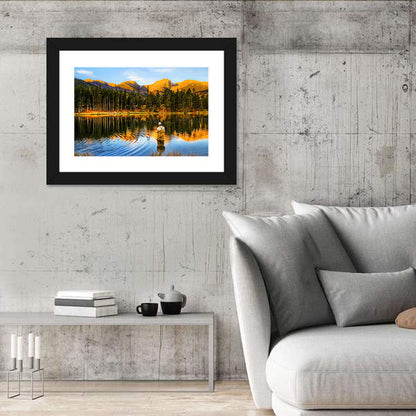 Sunrise Fishing at Sprague Lake Wall Art