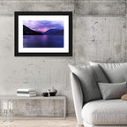 Lake Chelan Violet Sunset Wall Art