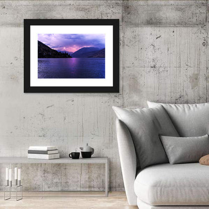 Lake Chelan Violet Sunset Wall Art