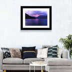 Lake Chelan Violet Sunset Wall Art