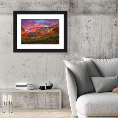 Sedona Red Rocks Sunrise Wall Art