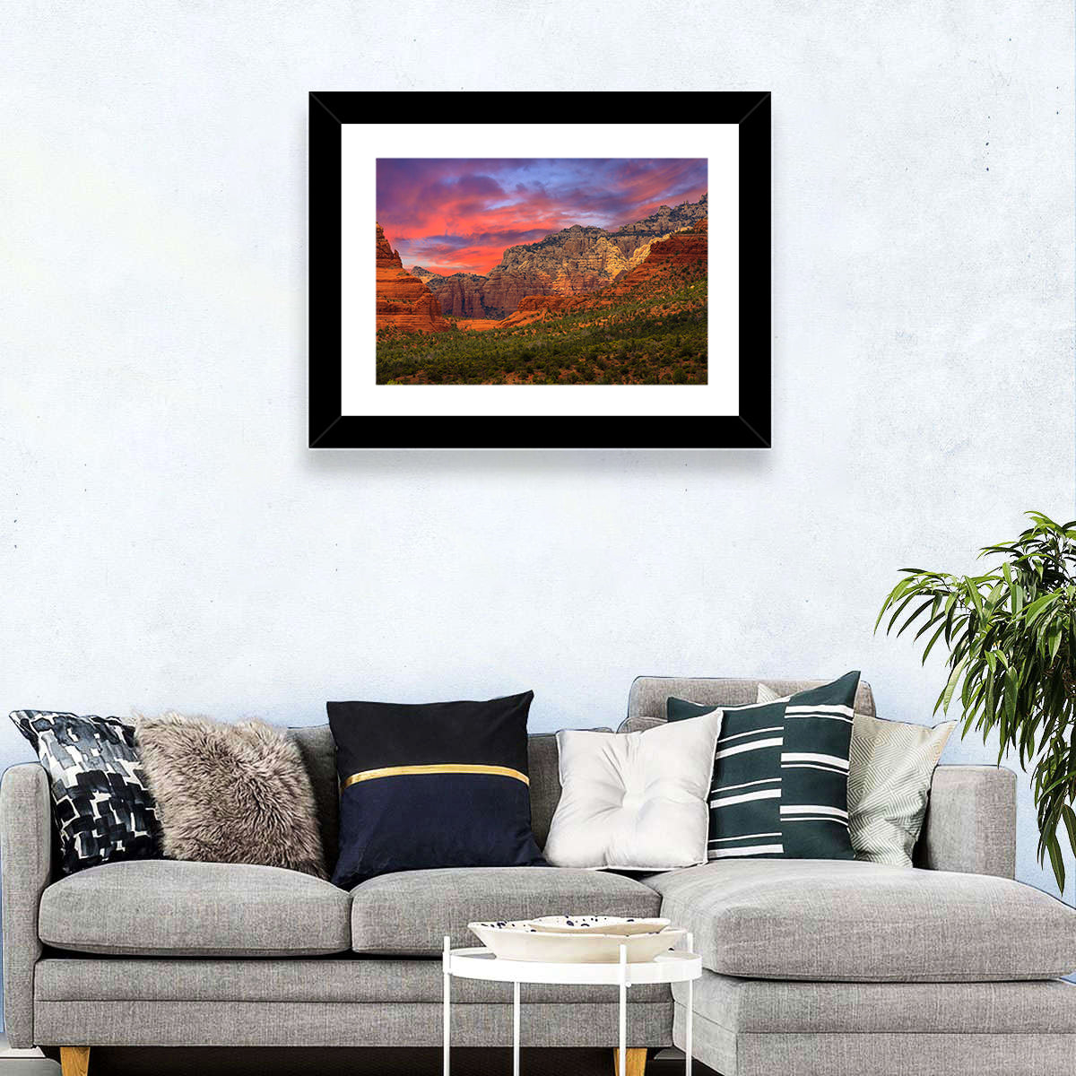 Sedona Red Rocks Sunrise Wall Art