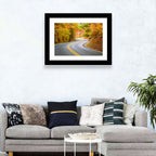 Winding Autumn Road Wall Art