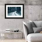 Sandy Forest Road at Dusk Wall Art