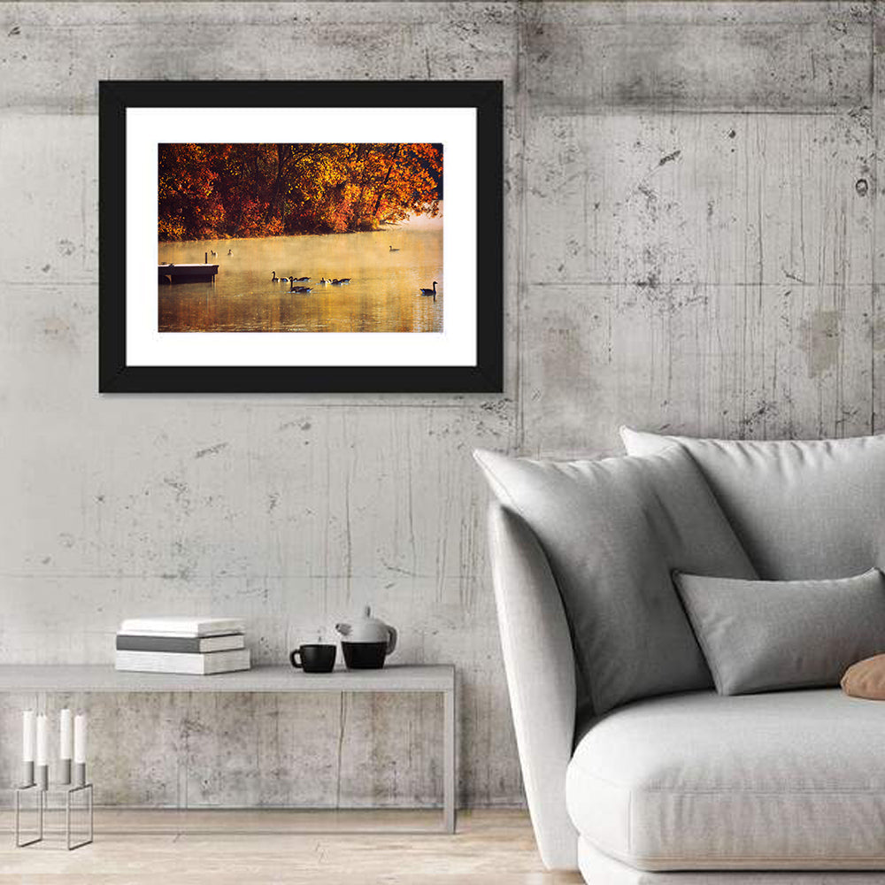 Governor Dodge Misty Lake Wall Art