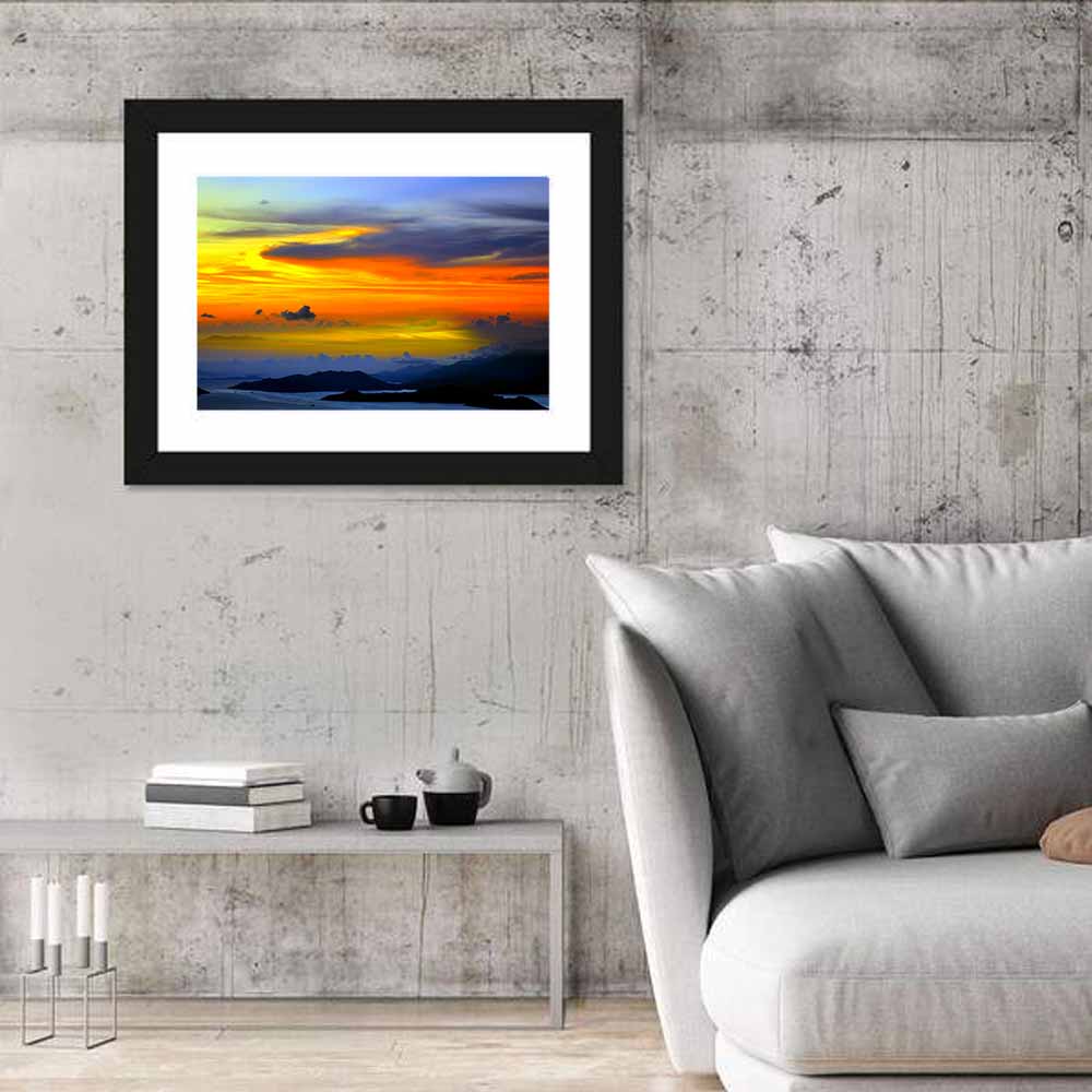Tranquil Ocean Dusk Wall Art
