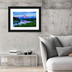 Oxbow Bend Dawn Reflection Wall Art
