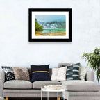 Ban Gioc Waterfalls Misty Morning Wall Art