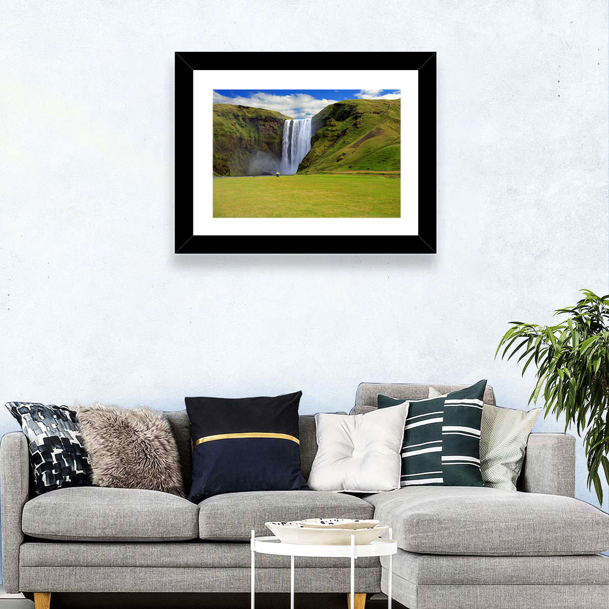 Skógafoss Waterfall Wall Art