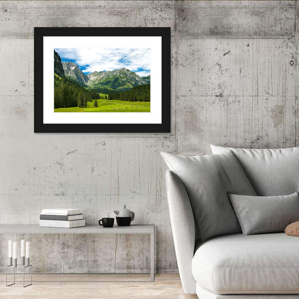 Arnibach Valley Summer Meadow Wall Art