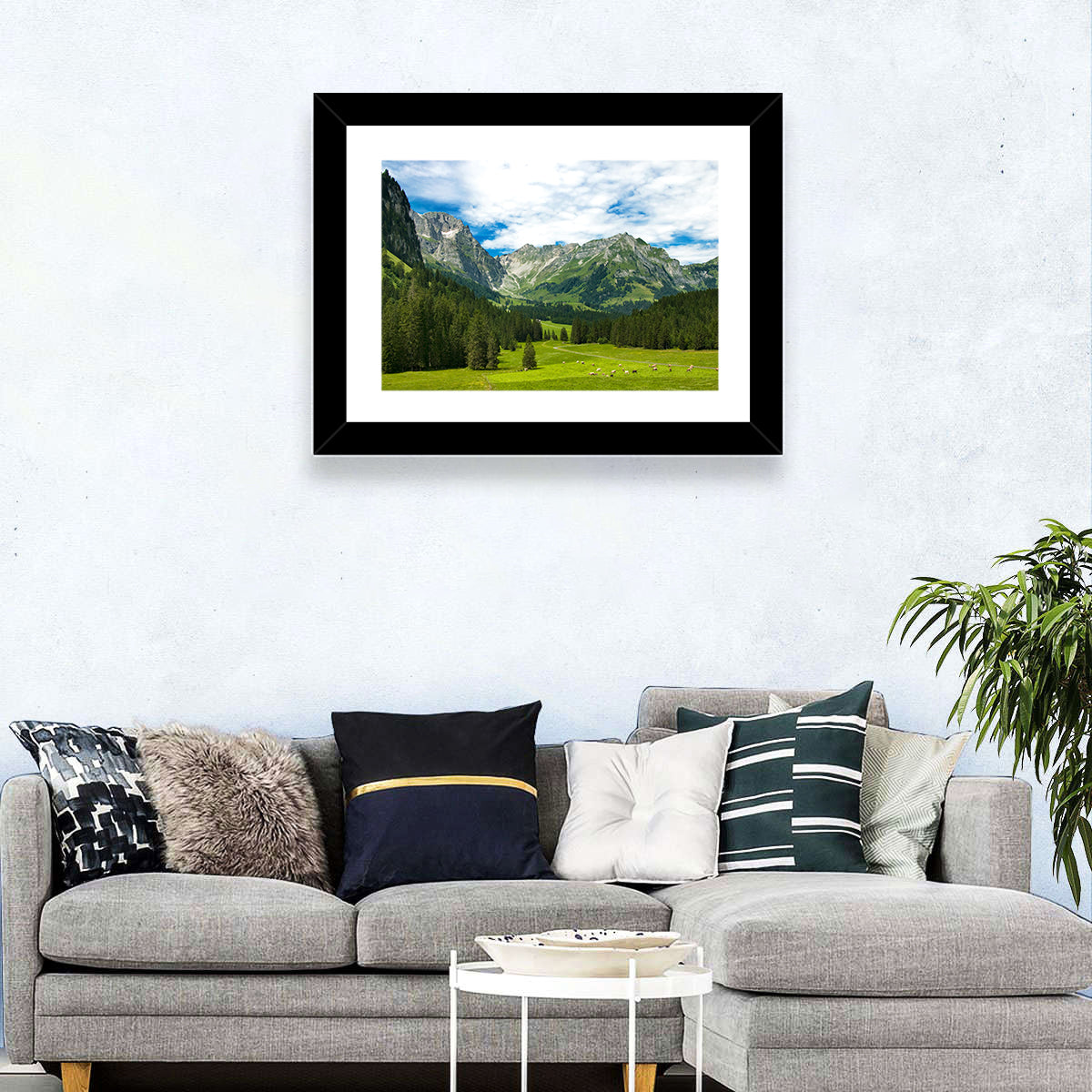 Arnibach Valley Summer Meadow Wall Art