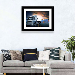 Logistic Industry Concept Wall Art
