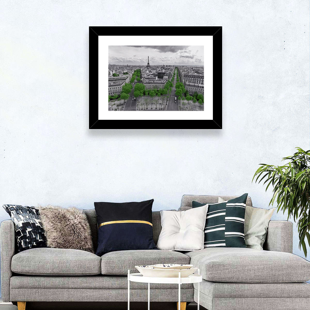 Champs Elysees, Paris Wall Art in a room, landscape