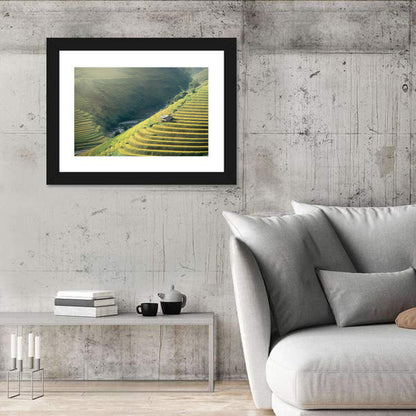 Golden Rice Terraces Wall Art