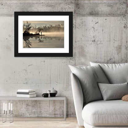 Centennial Lake Mist Wall Art