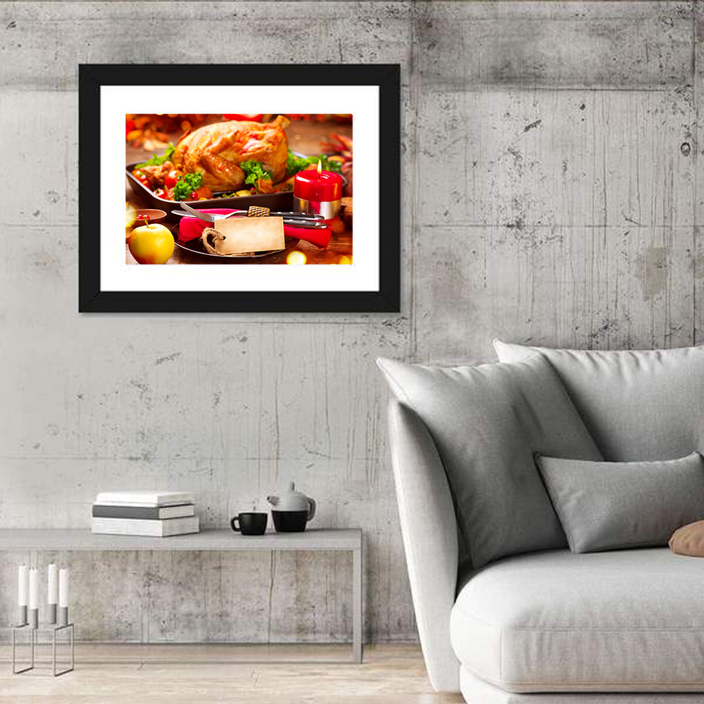 Roasted Turkey Holiday Still Life Wall Art