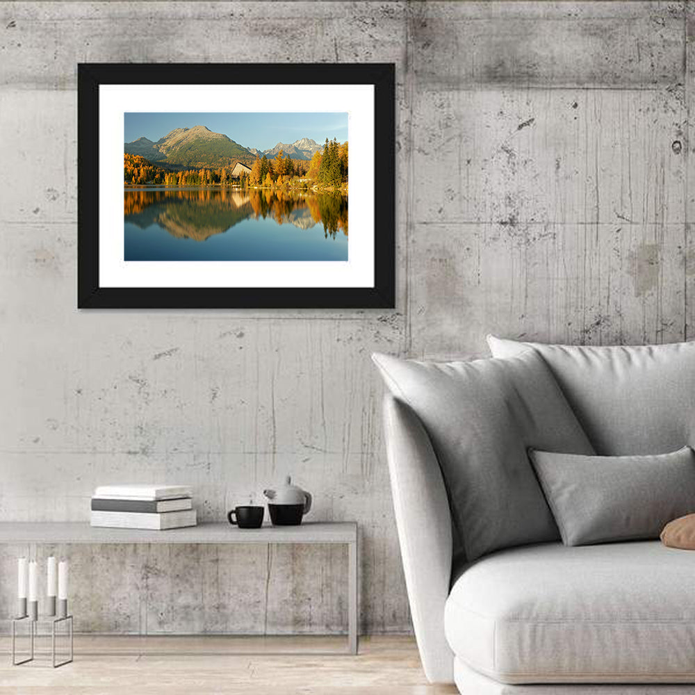 Štrbské Pleso Lake, High Tatras Wall Art